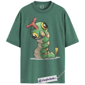 Caterpie Shirt, Pokemon Shirt, PKM Shirt, Anime Graphic Tee, Comfort Colors Shirt