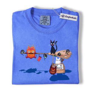 Studio Ghibli Shirt, Anime Graphic Tee, Comfort Colors Shirt