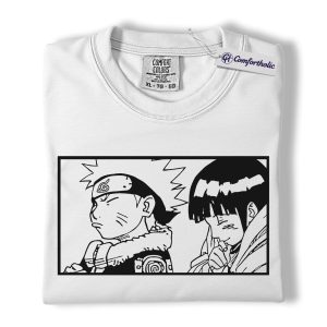 Alternative view of Hinata Shirt, Naruto Shirt, Anime Graphic Tee, Comfort Colors Shirt