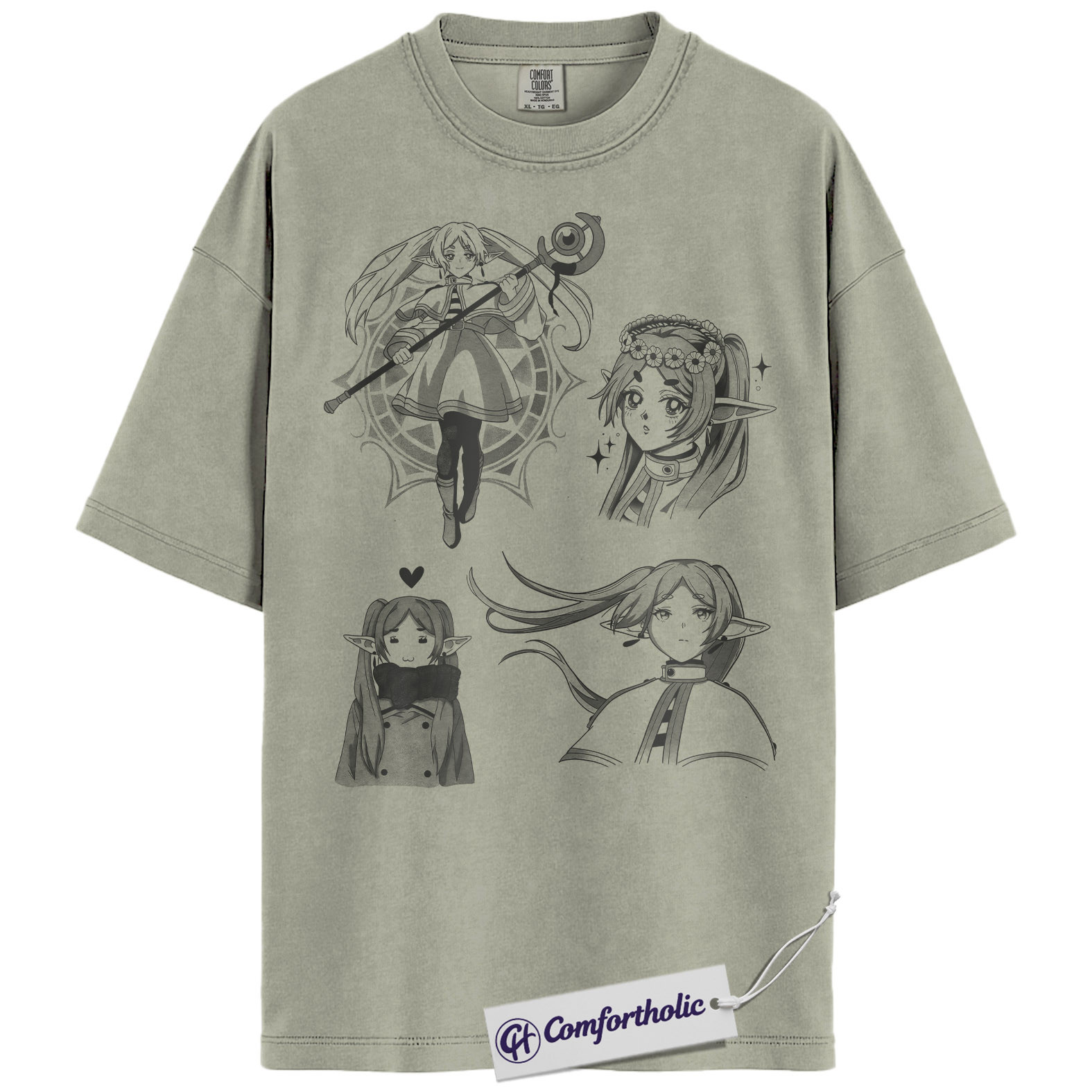 Frieren: Beyond Journey's End Shirt, Anime Graphic Tee, Comfort Colors Shirt - Image 3