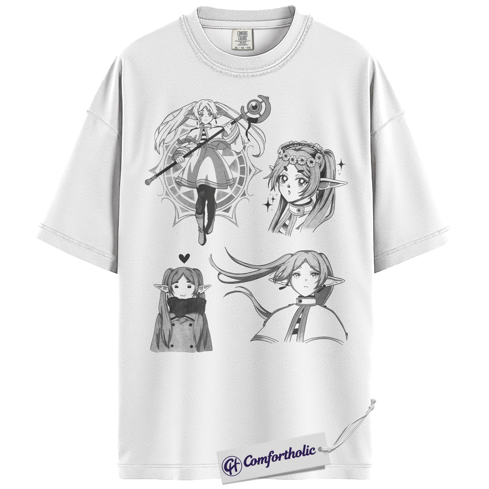 Frieren: Beyond Journey's End Shirt, Anime Graphic Tee, Comfort Colors Shirt - Image 2