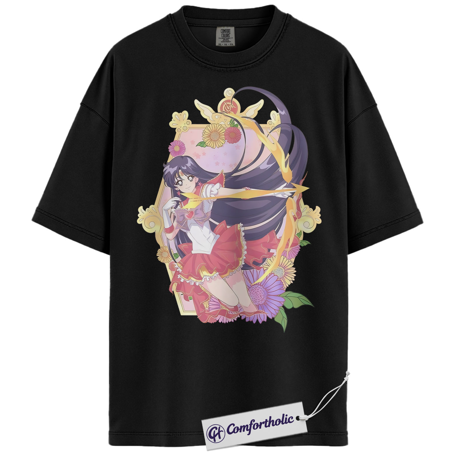 Rei Hino Shirt, Sailor Mars Shirt, Sailor Moon Shirt, Anime Graphic Tee, Comfort Colors Shirt - Image 3