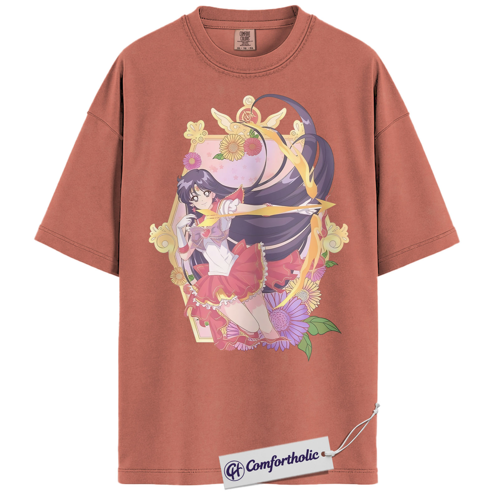 Rei Hino Shirt, Sailor Mars Shirt, Sailor Moon Shirt, Anime Graphic Tee, Comfort Colors Shirt - Image 8
