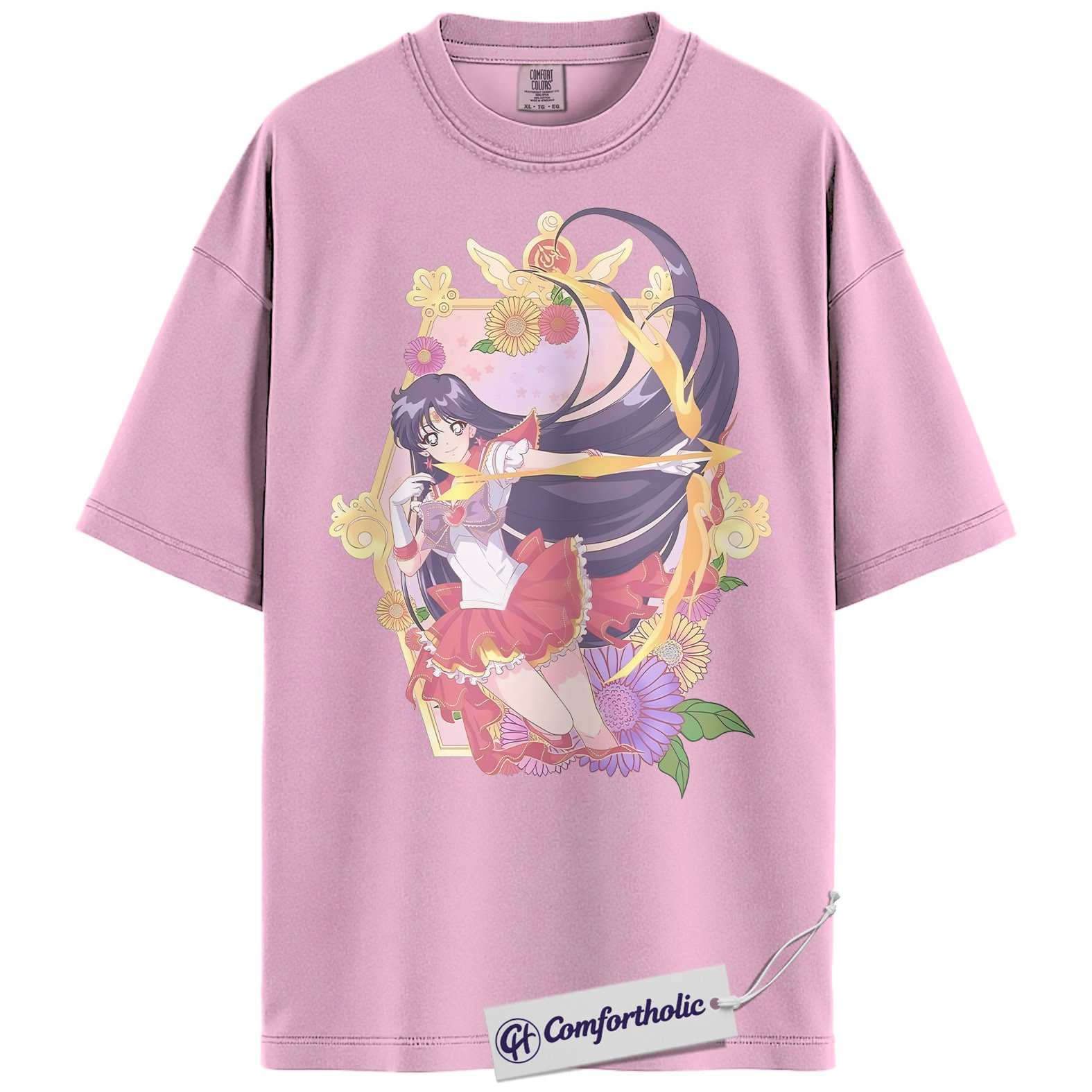Rei Hino Shirt, Sailor Mars Shirt, Sailor Moon Shirt, Anime Graphic Tee, Comfort Colors Shirt - Image 9