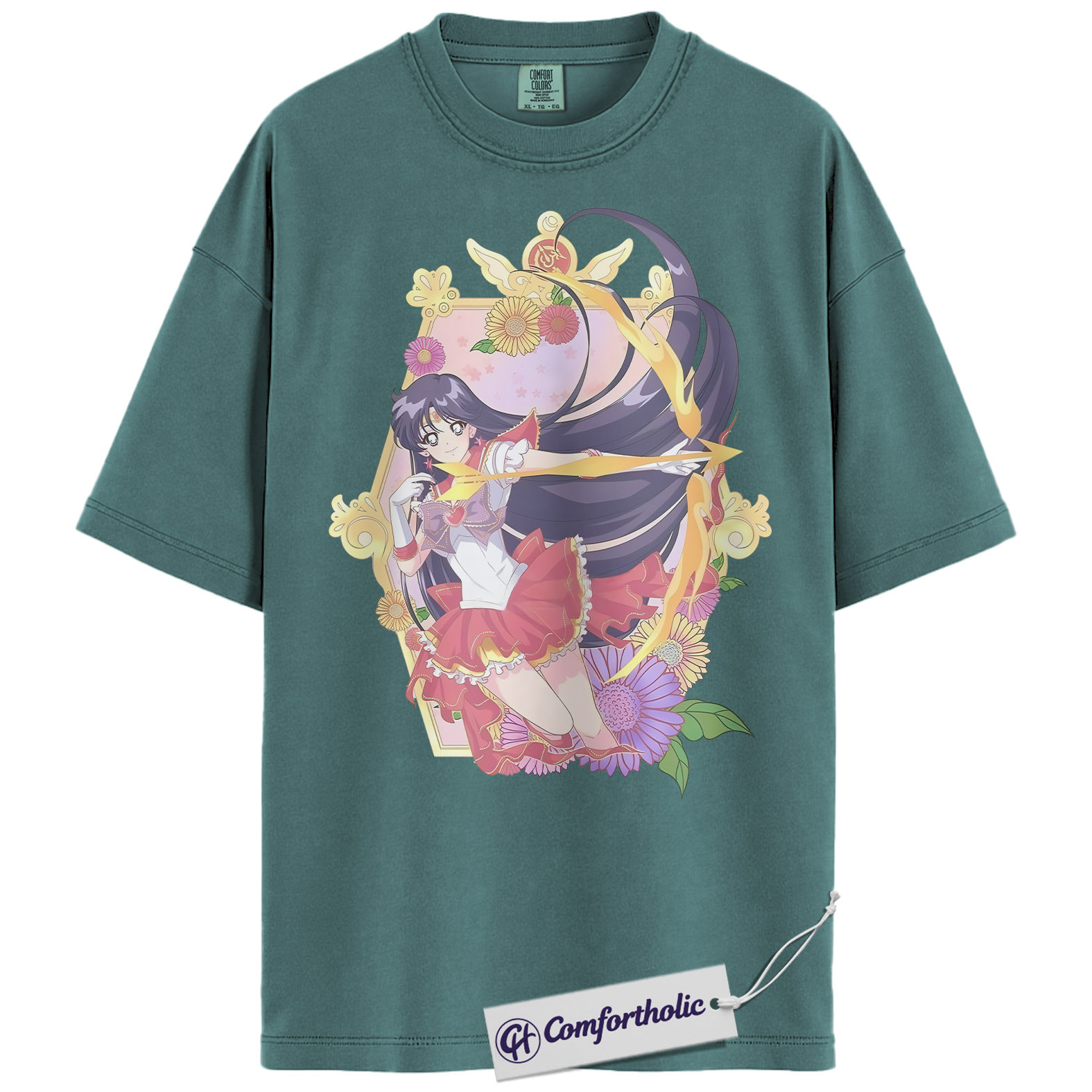 Rei Hino Shirt, Sailor Mars Shirt, Sailor Moon Shirt, Anime Graphic Tee, Comfort Colors Shirt - Image 12