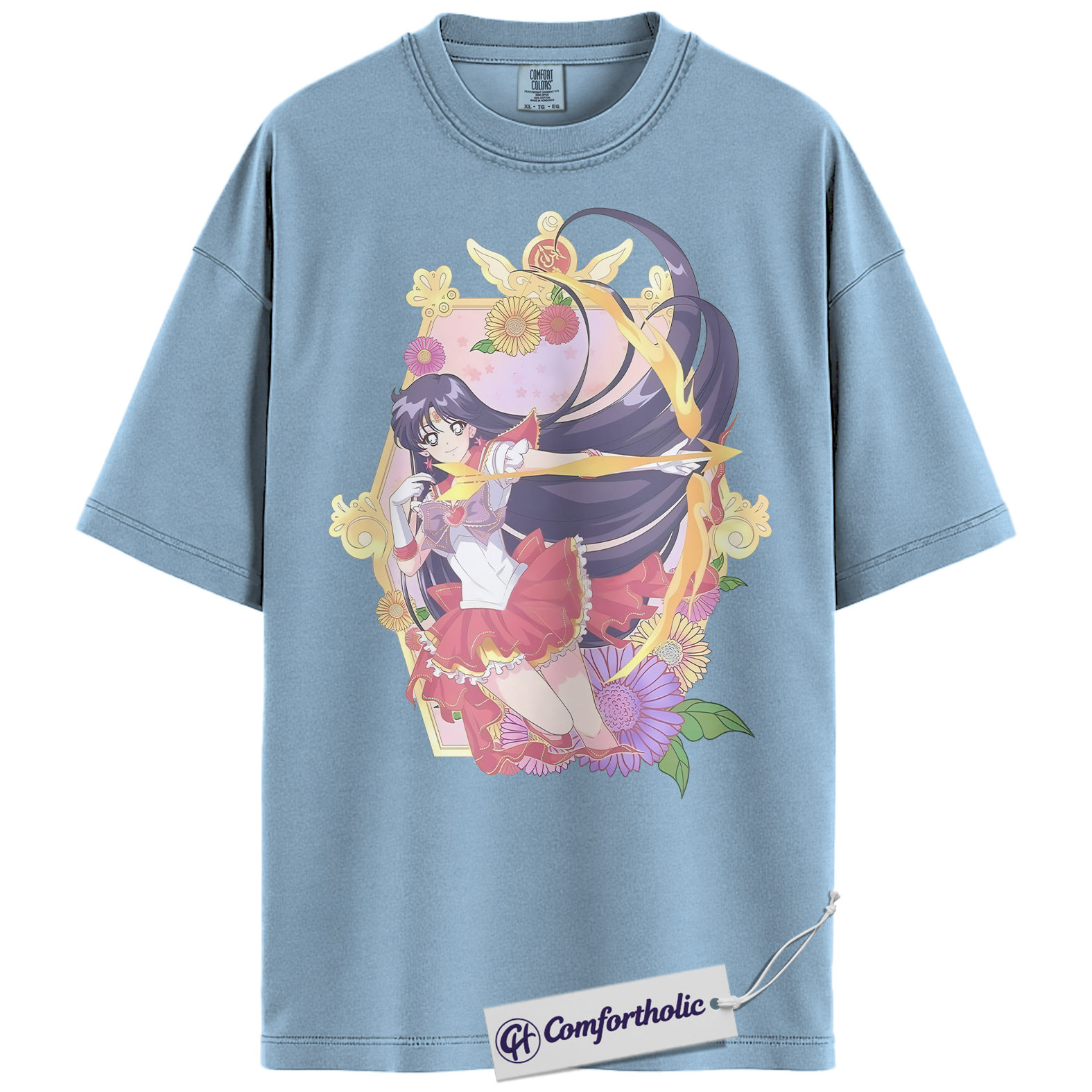 Rei Hino Shirt, Sailor Mars Shirt, Sailor Moon Shirt, Anime Graphic Tee, Comfort Colors Shirt - Image 15