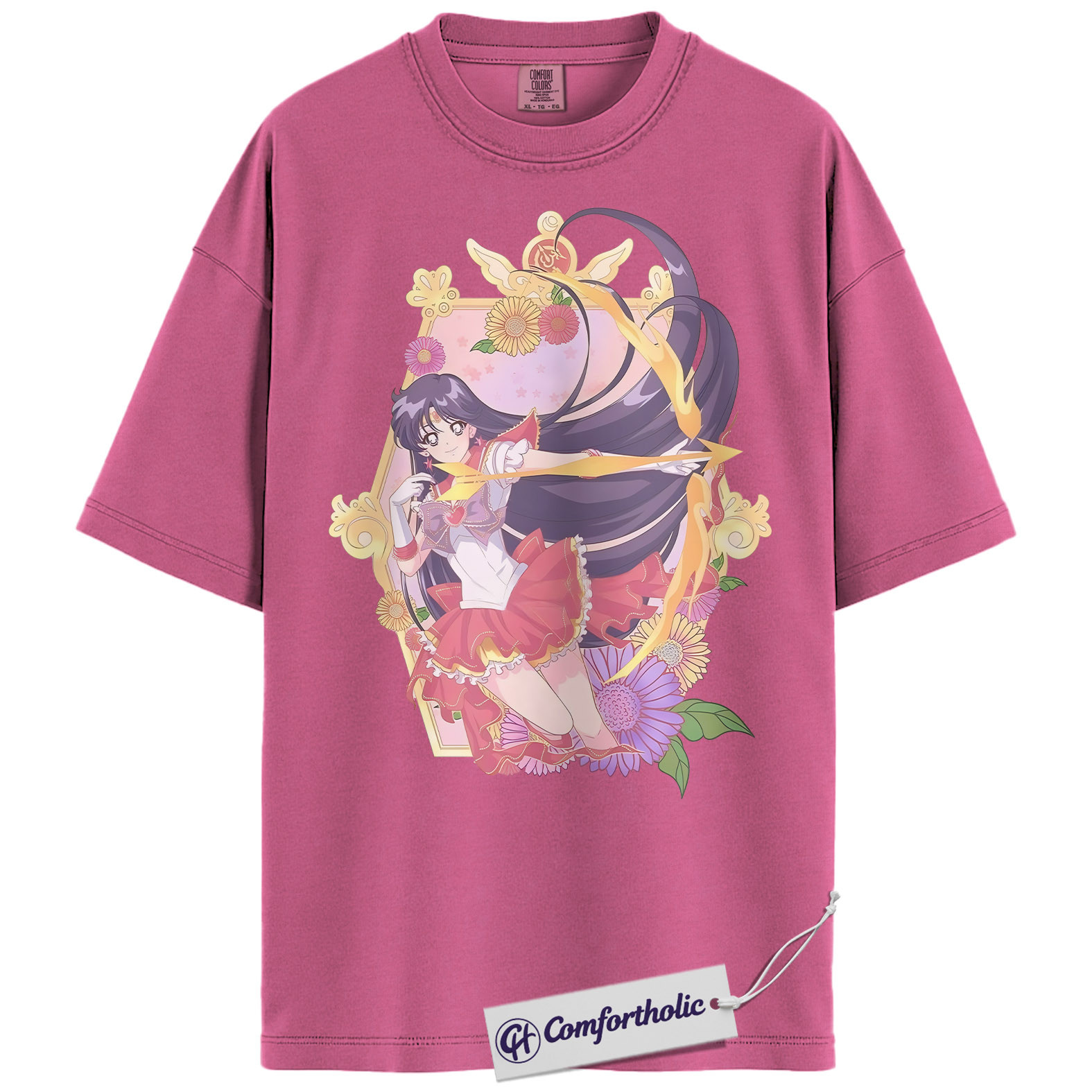 Rei Hino Shirt, Sailor Mars Shirt, Sailor Moon Shirt, Anime Graphic Tee, Comfort Colors Shirt - Image 17