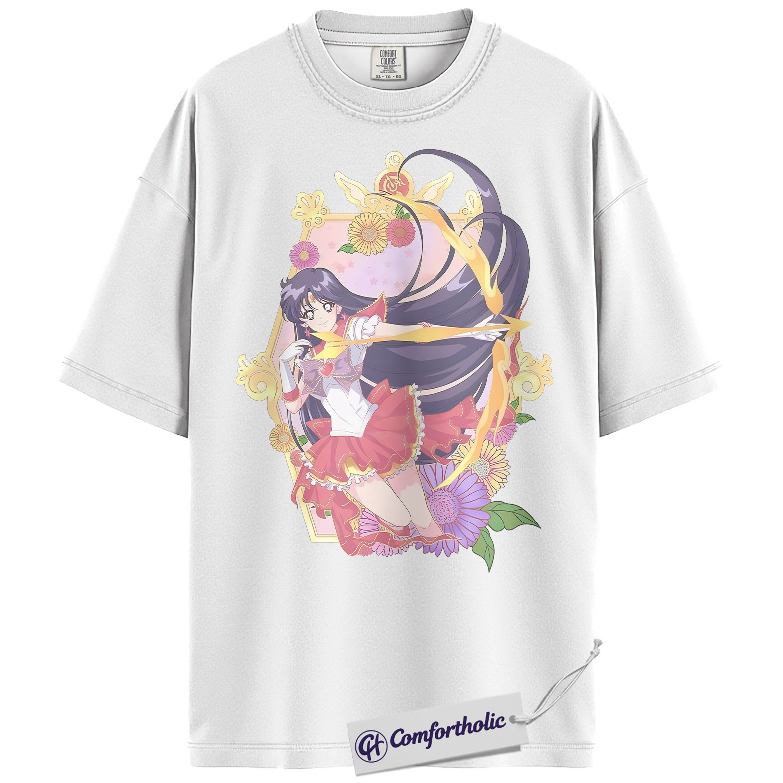 Rei Hino Shirt, Sailor Mars Shirt, Sailor Moon Shirt, Anime Graphic Tee, Comfort Colors Shirt - Image 2