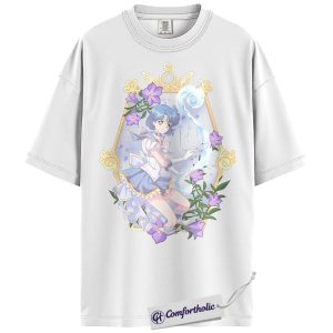 Alternative view of Ami Mizuno Shirt, Sailor Mercury Shirt, Sailor Moon Shirt, Anime Graphic Tee, Comfort Colors Shirt