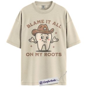 Funny Dentist Shirt, Cute Tooth Cowboy Graphic Tee, Dental Hygienist & Dental Assistant T-Shirt, Gift for Dental Pros, Comfort Colors Shirt