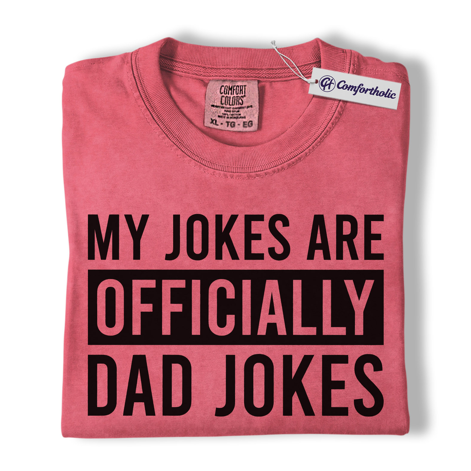 Dad Jokes Shirt, Bold Typography Funny Quote Graphic Tee, Classic Dad Humor T-Shirt, Gift for Fathers & Father’s Day Lovers, Comfort Colors Shirt - Image 9