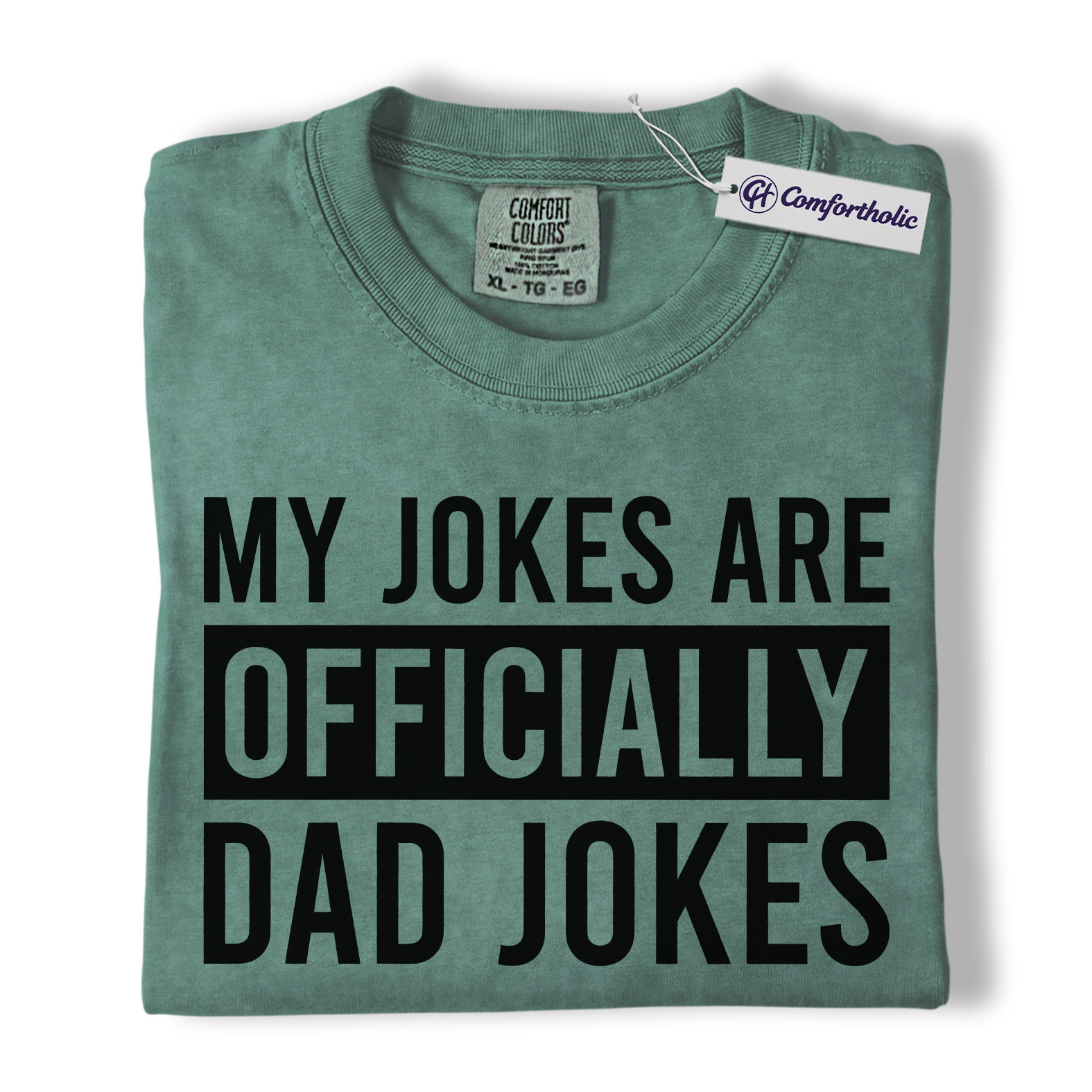 Dad Jokes Shirt, Bold Typography Funny Quote Graphic Tee, Classic Dad Humor T-Shirt, Gift for Fathers & Father’s Day Lovers, Comfort Colors Shirt - Image 10