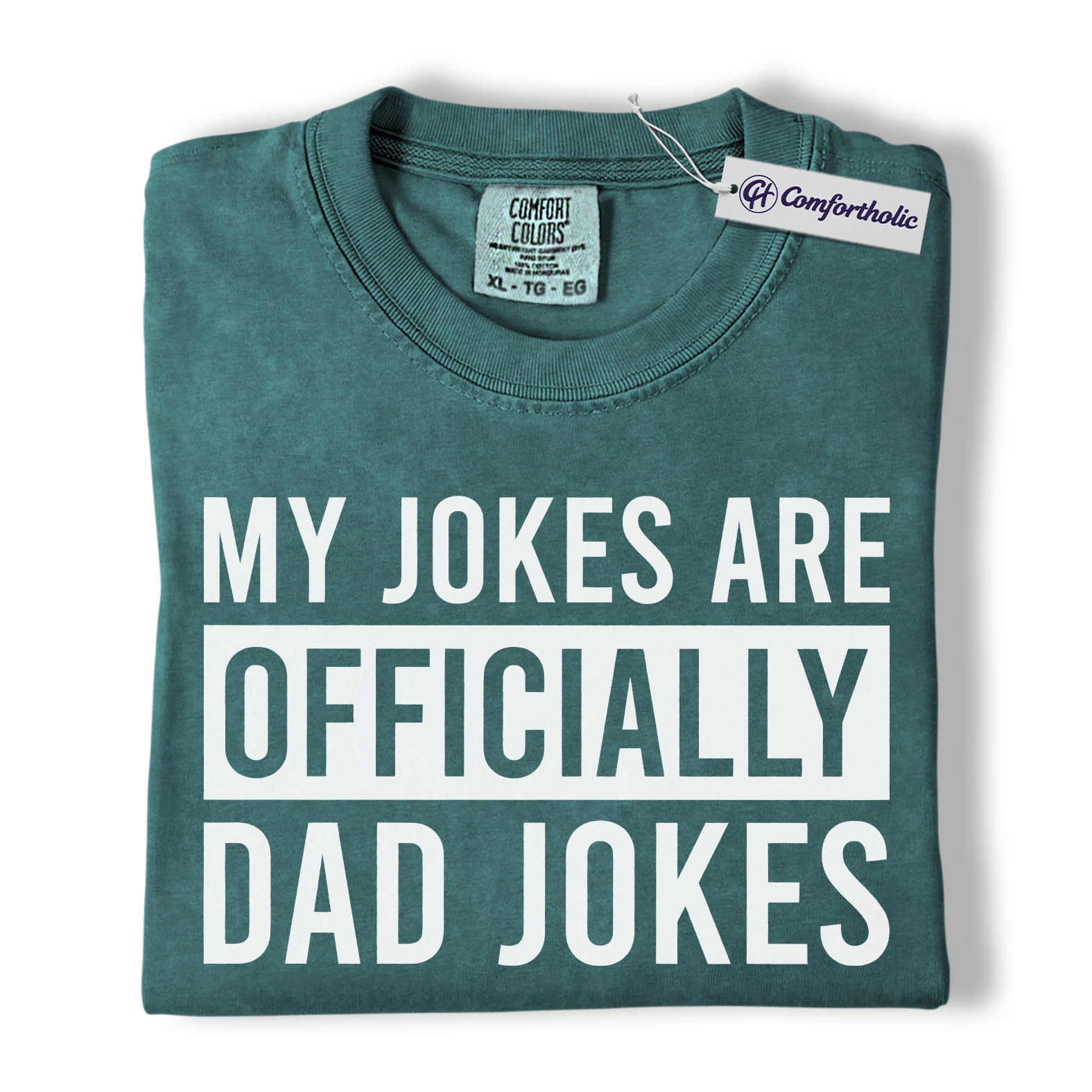 Dad Jokes Shirt, Bold Typography Funny Quote Graphic Tee, Classic Dad Humor T-Shirt, Gift for Fathers & Father’s Day Lovers, Comfort Colors Shirt - Image 11