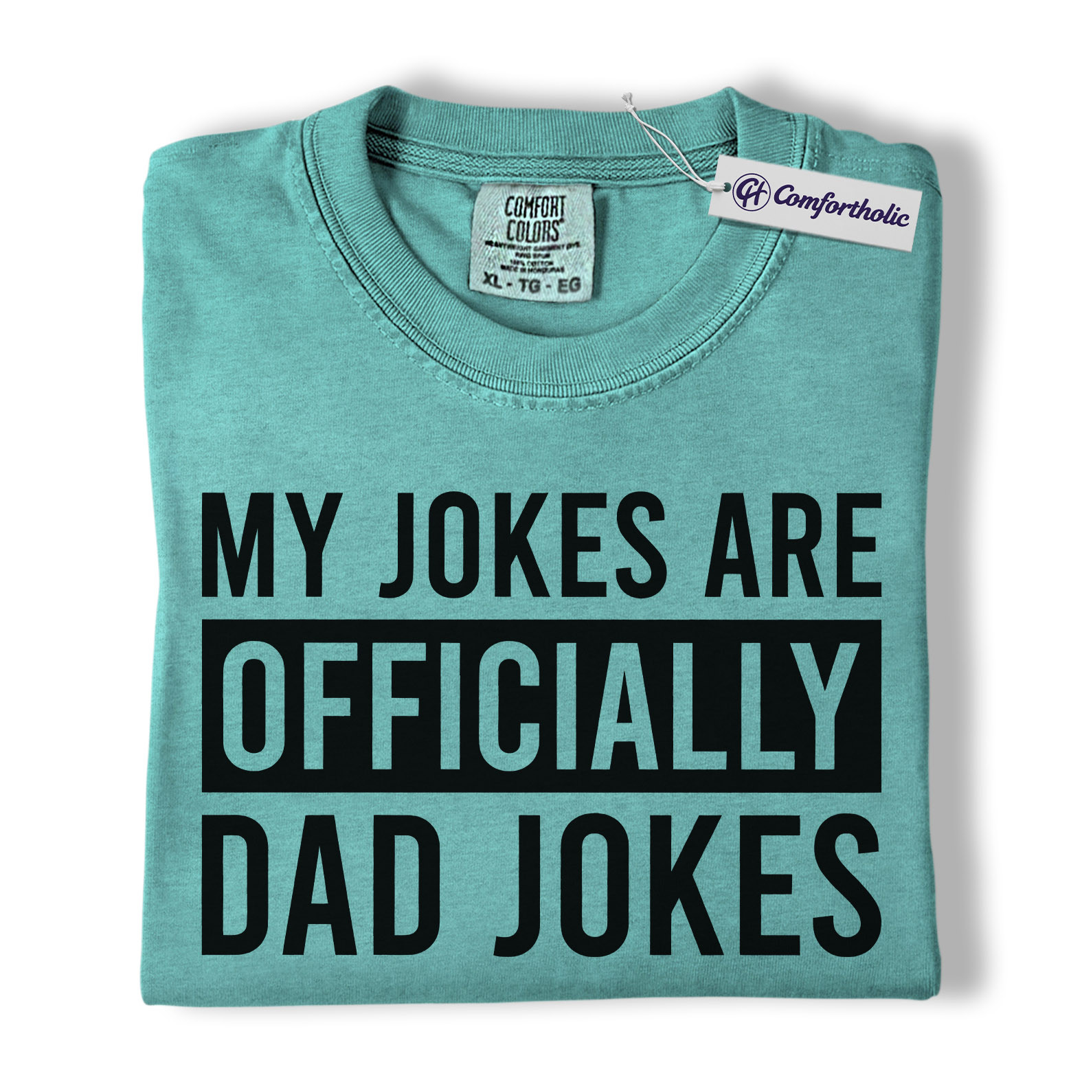Dad Jokes Shirt, Bold Typography Funny Quote Graphic Tee, Classic Dad Humor T-Shirt, Gift for Fathers & Father’s Day Lovers, Comfort Colors Shirt - Image 13