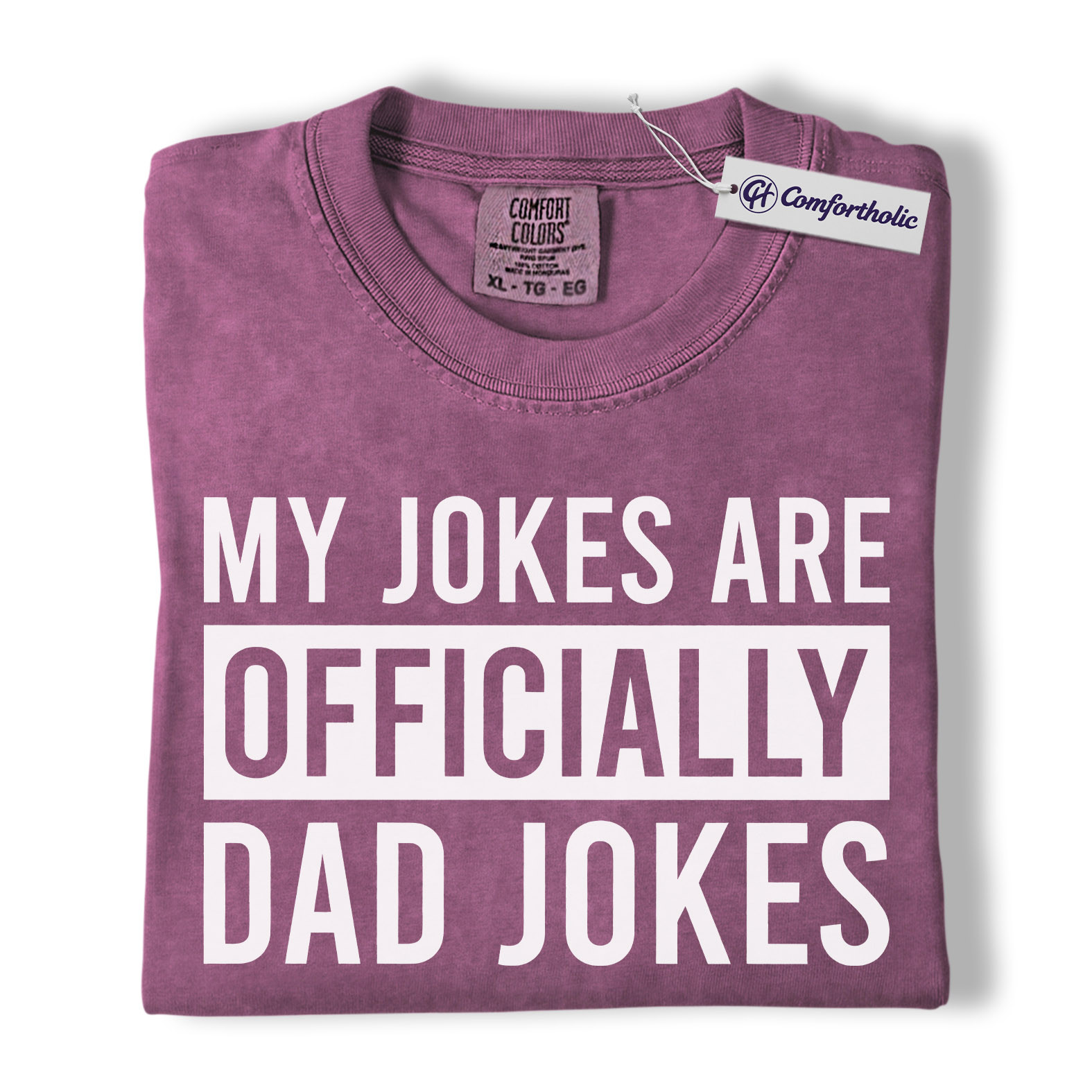 Dad Jokes Shirt, Bold Typography Funny Quote Graphic Tee, Classic Dad Humor T-Shirt, Gift for Fathers & Father’s Day Lovers, Comfort Colors Shirt - Image 15