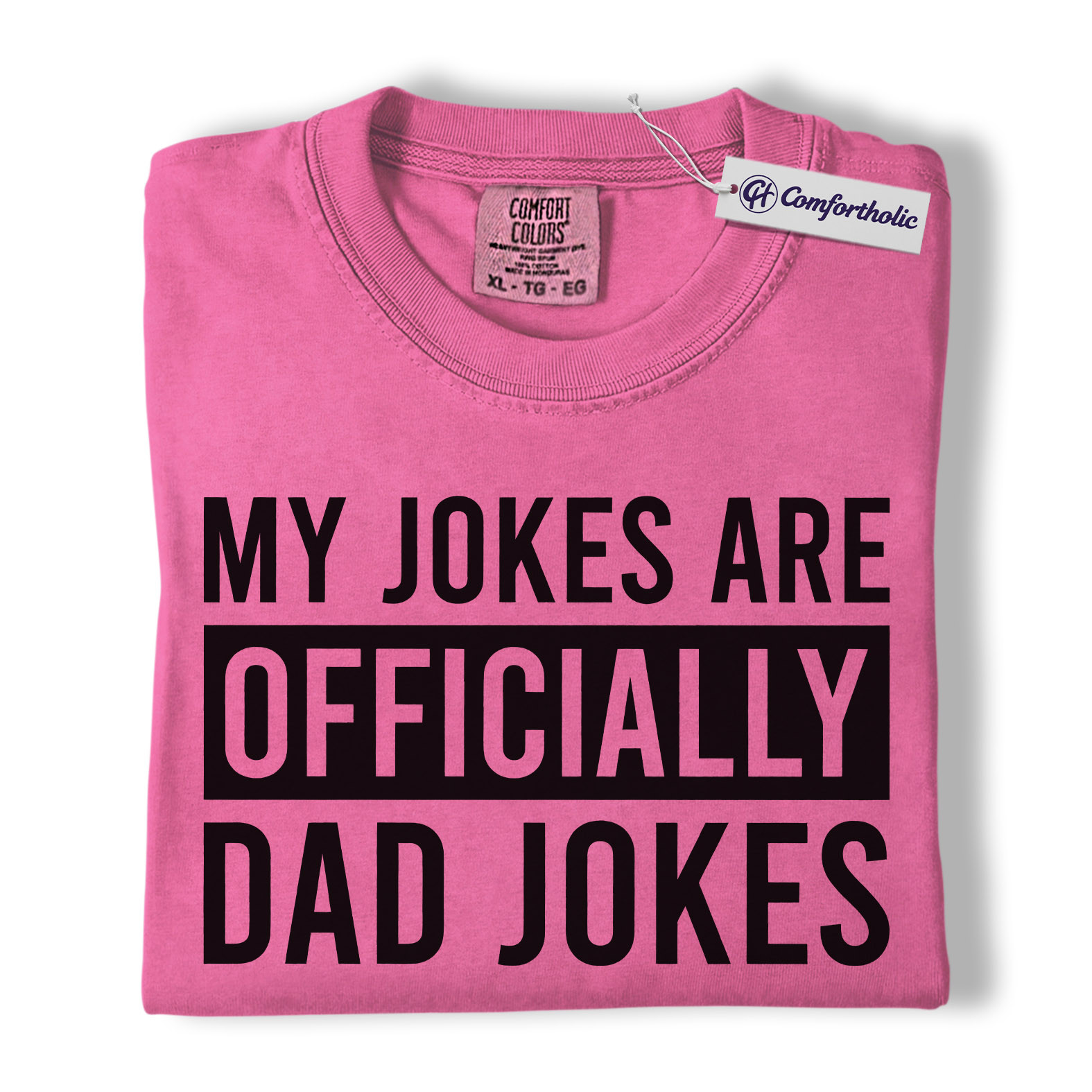 Dad Jokes Shirt, Bold Typography Funny Quote Graphic Tee, Classic Dad Humor T-Shirt, Gift for Fathers & Father’s Day Lovers, Comfort Colors Shirt - Image 16