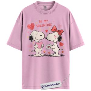 Snoopy Shirt, Peanuts Shirt, Valentine's Day Shirt, Animated Graphic Tee, Comfort Colors Shirt