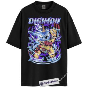 Gabumon Shirt, Digimon Shirt, Anime Graphic Tee, Comfort Colors Shirt
