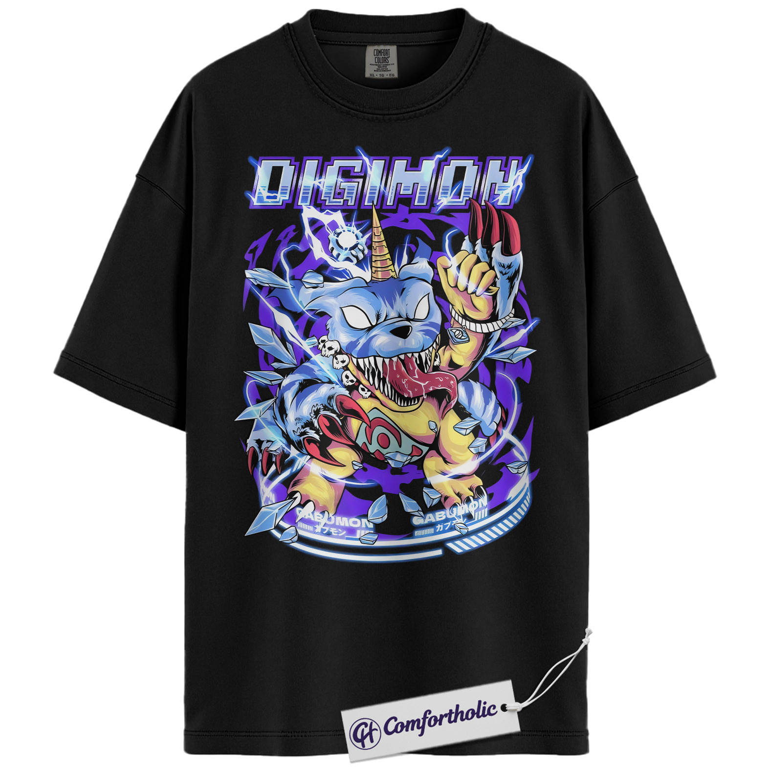 Gabumon Shirt, Digimon Shirt, Anime Graphic Tee, Comfort Colors Shirt