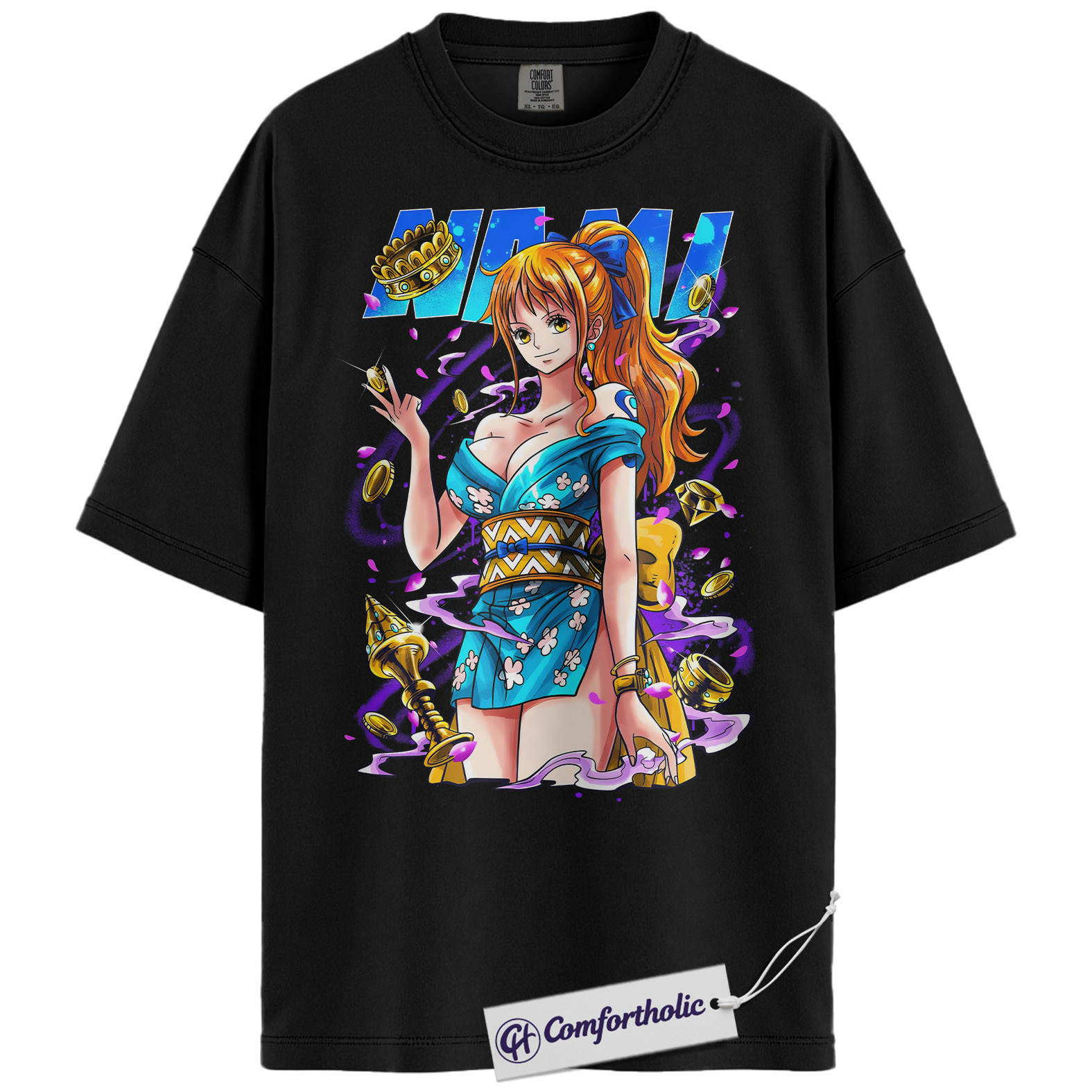 Nami Shirt, One Piece Shirt, Anime Graphic Tee, Comfort Colors Shirt