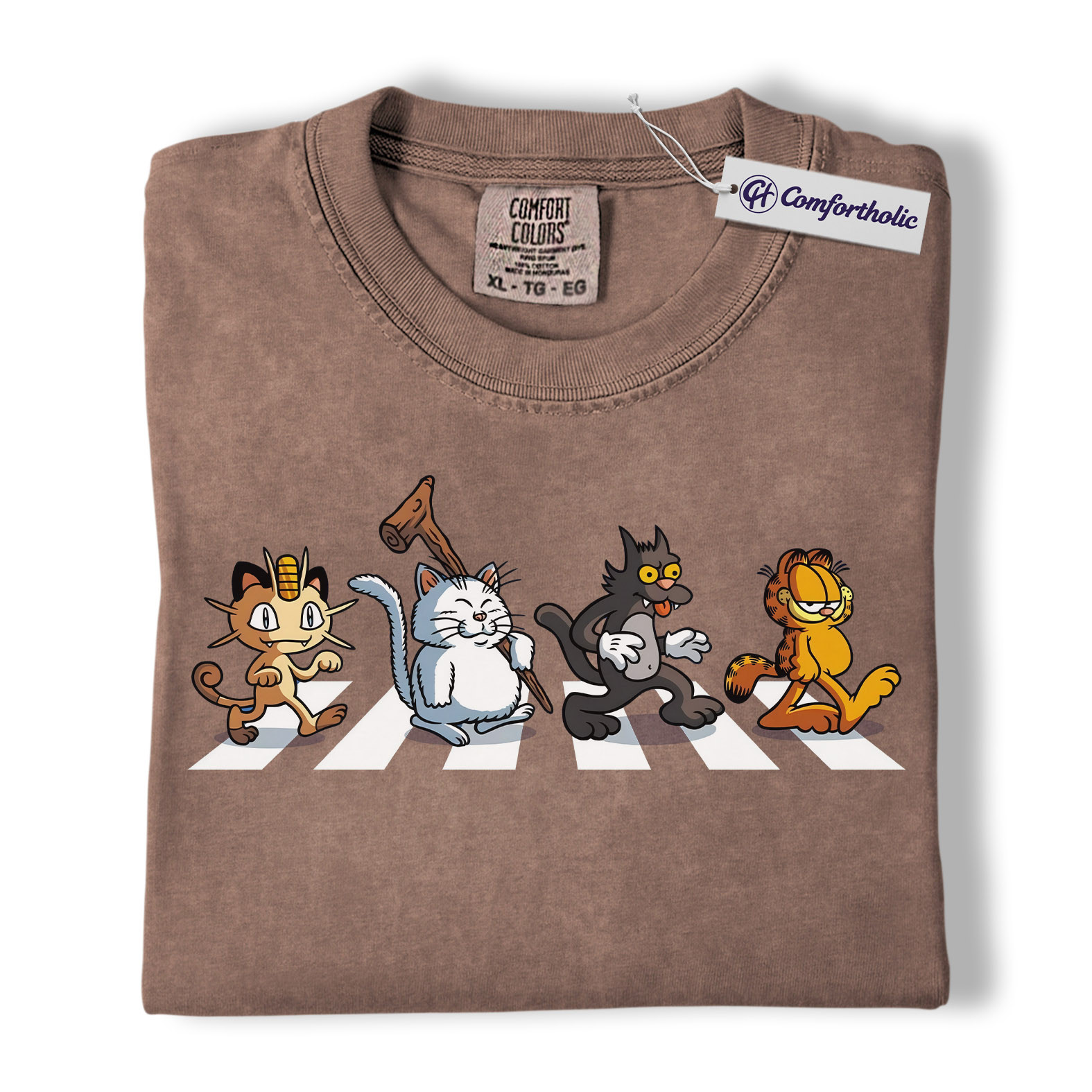 Cartoon Cats Shirt, Anime Graphic Tee, Comfort Colors Shirt - Image 18