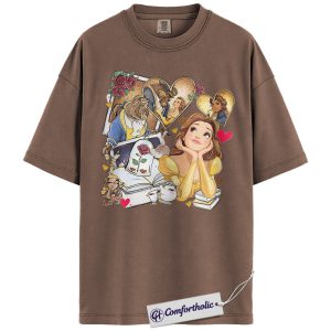Beauty and the Beast Shirt, Animated Graphic Tee, Comfort Colors Shirt