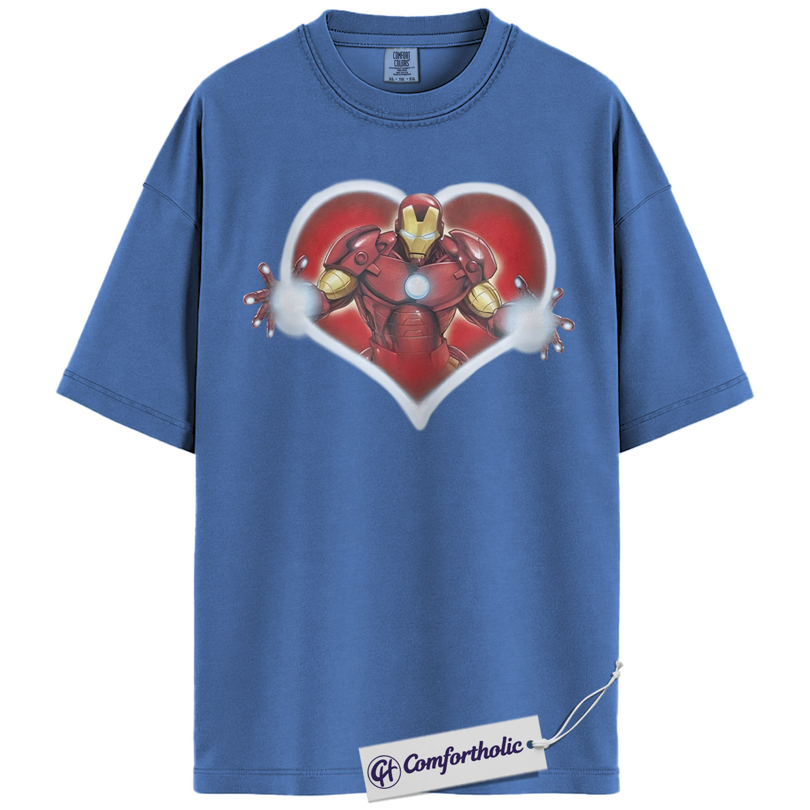 Iron Man Shirt, Valentine's Day Shirt, Marvel Comics Graphic Tee, Comfort Colors Shirt - Image 10