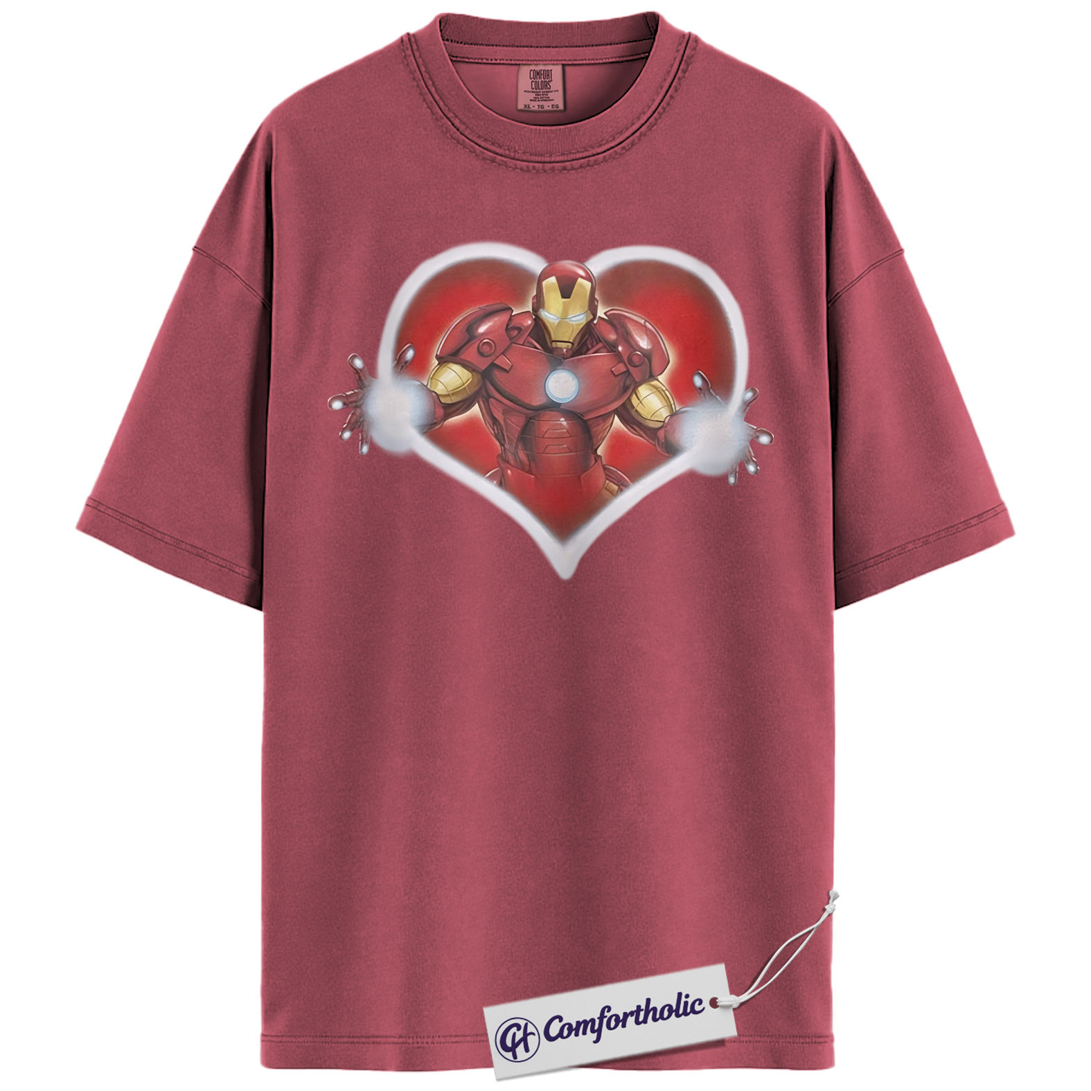 Iron Man Shirt, Valentine's Day Shirt, Marvel Comics Graphic Tee, Comfort Colors Shirt - Image 16