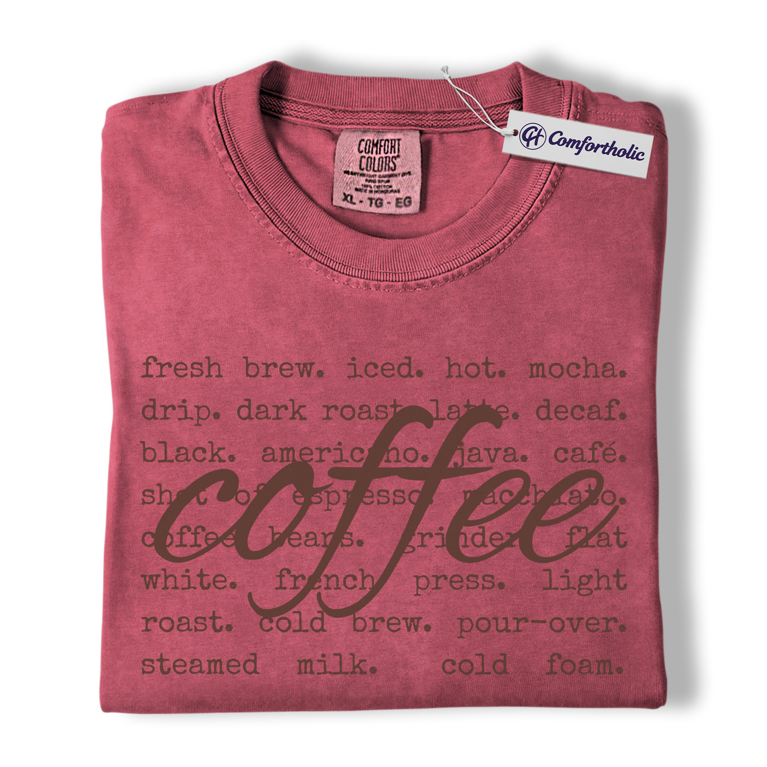 Coffee Shirt, Barista Aesthetic Typography Tee, Café Lover T-Shirt, Gift for Coffee Addicts, Comfort Colors Shirt - Image 19
