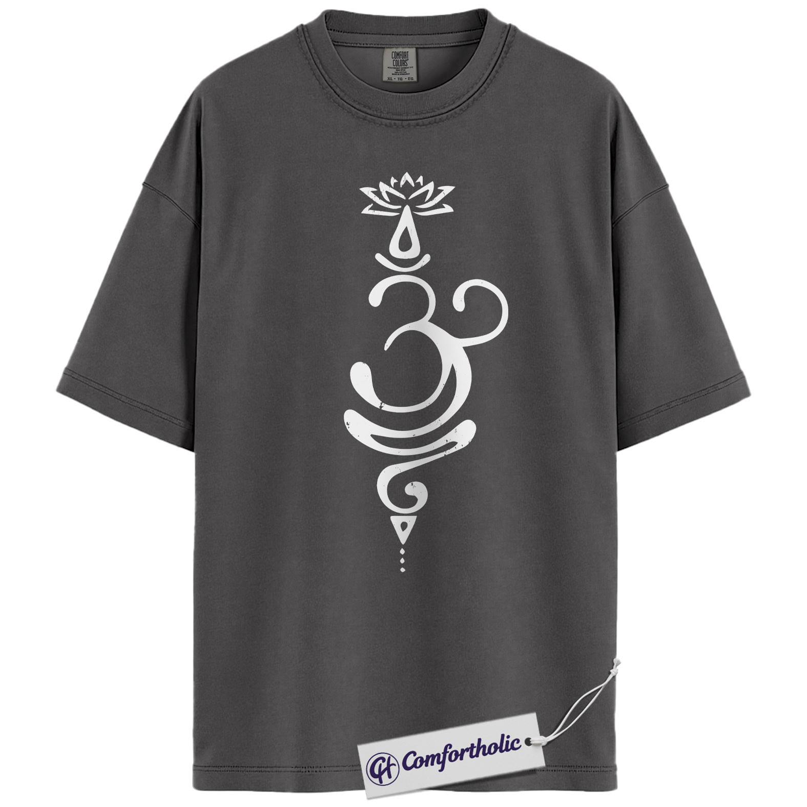 Om Symbol Shirt, Yoga Meditation Graphic Tee, Zen Spiritual T-Shirt, Mindfulness Gift for Yogis, Comfort Colors Shirt - Image 3