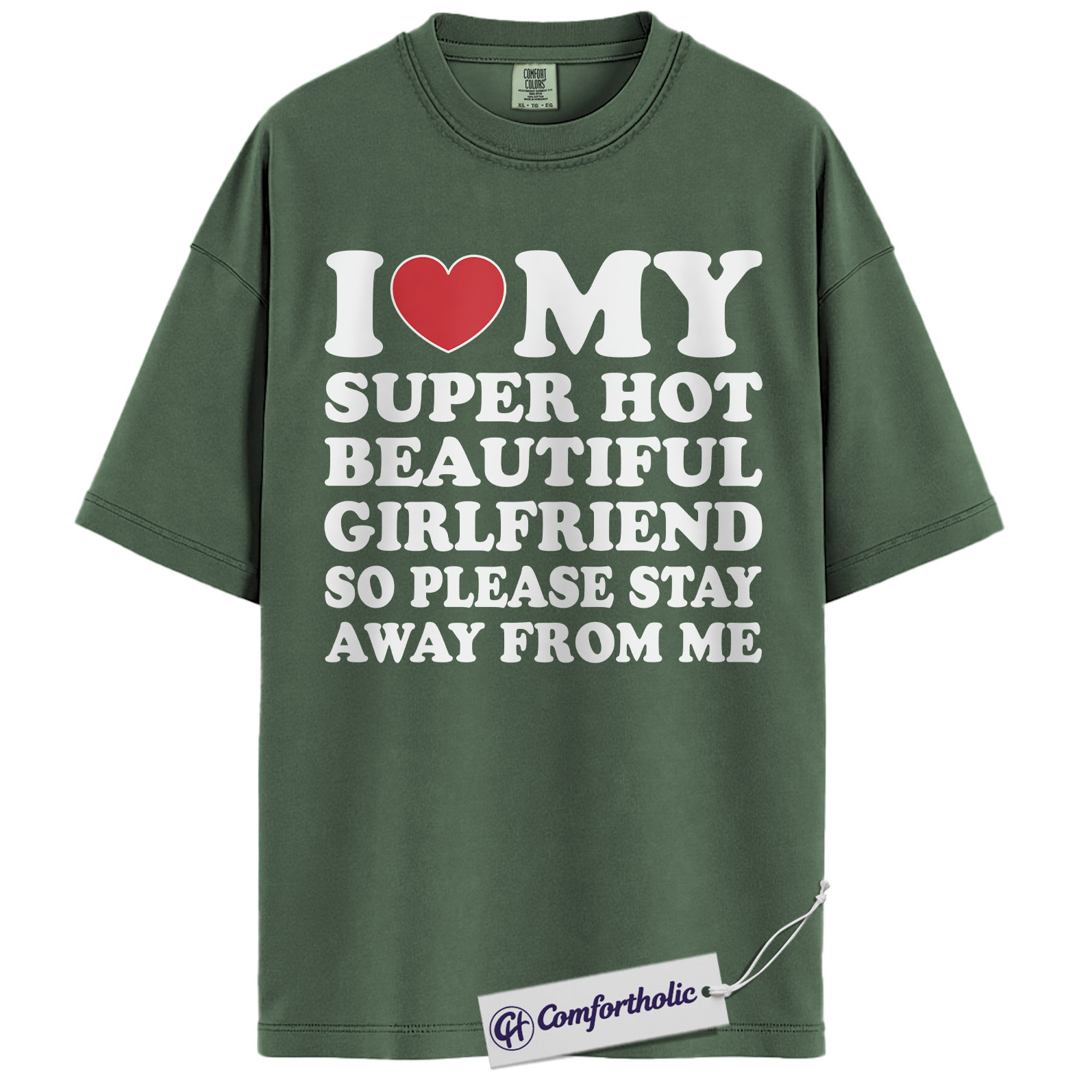 Funny Girlfriend Shirt, Sarcastic Boyfriend Quote Tee, Relationship Joke T-Shirt, Valentine Gift for Boyfriend, Comfort Colors Shirt - Image 5