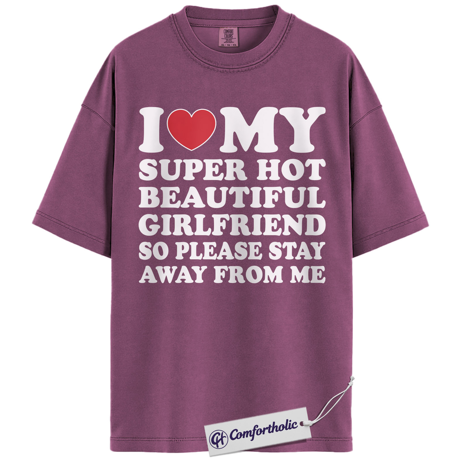 Funny Girlfriend Shirt, Sarcastic Boyfriend Quote Tee, Relationship Joke T-Shirt, Valentine Gift for Boyfriend, Comfort Colors Shirt - Image 15