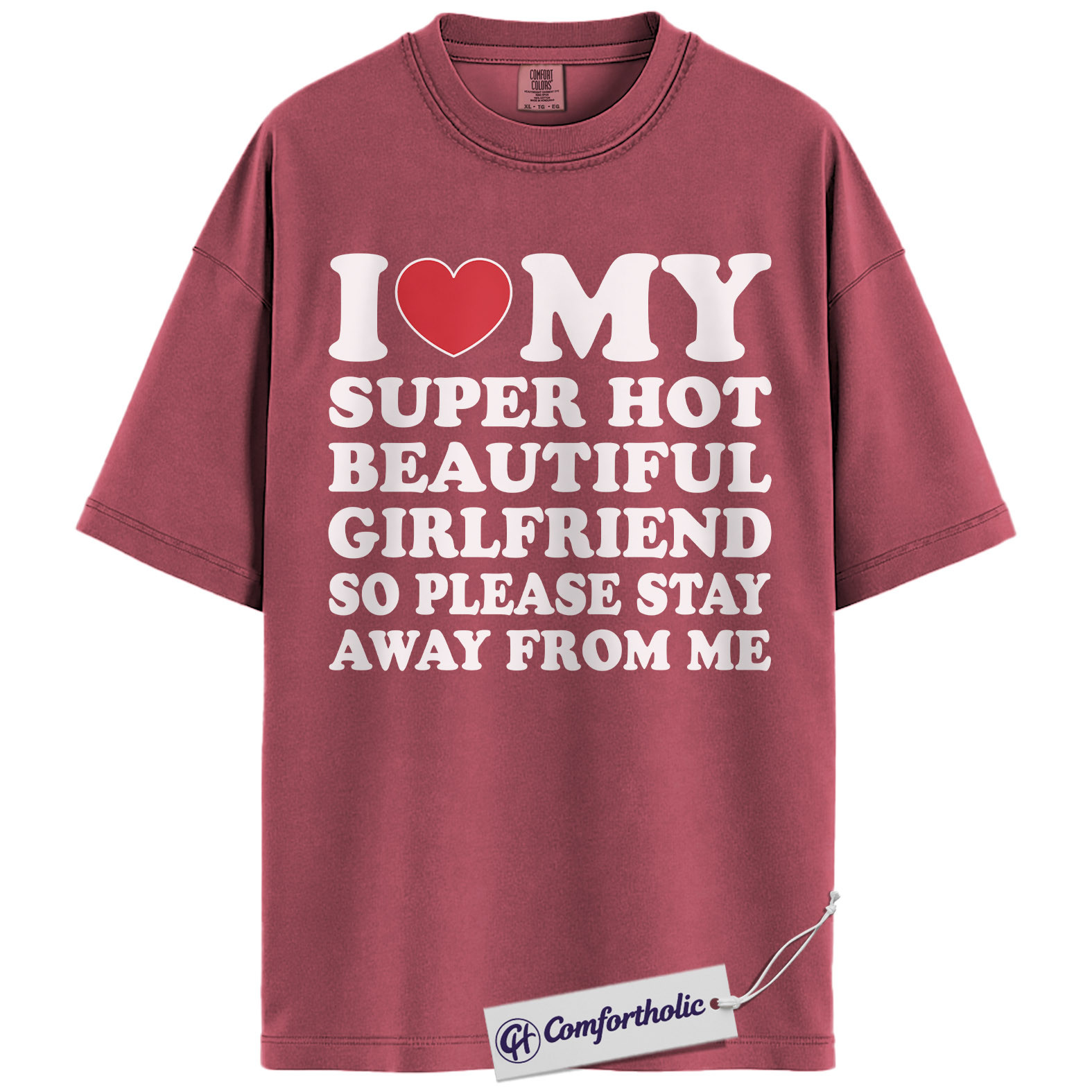 Funny Girlfriend Shirt, Sarcastic Boyfriend Quote Tee, Relationship Joke T-Shirt, Valentine Gift for Boyfriend, Comfort Colors Shirt - Image 18