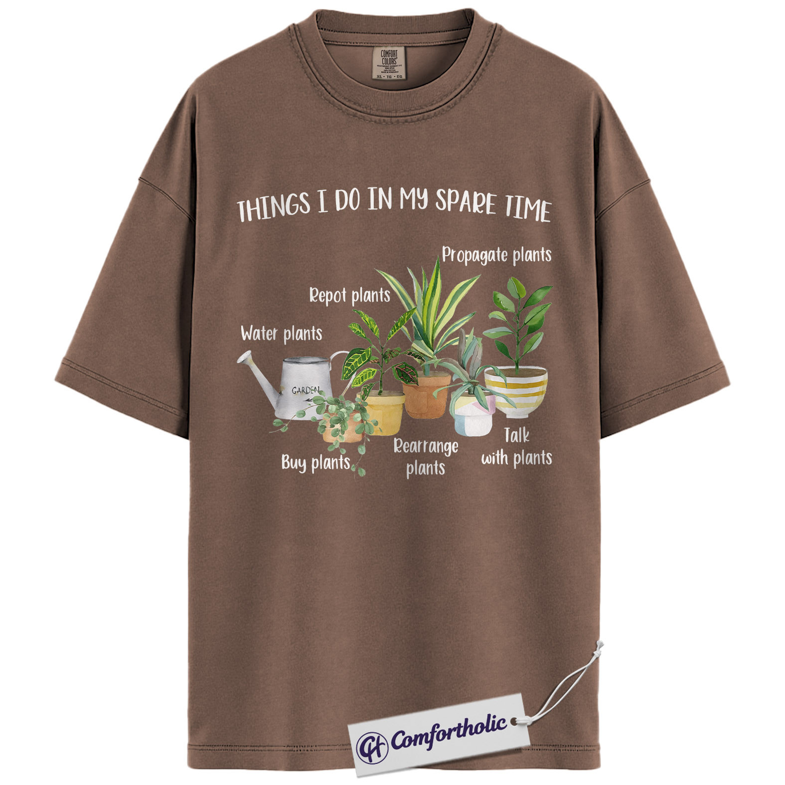 Plant Lover Shirt, Gardening Hobby Graphic Tee, Houseplant Parent T-Shirt, Gift for Plant Lovers, Comfort Colors Shirt - Image 19