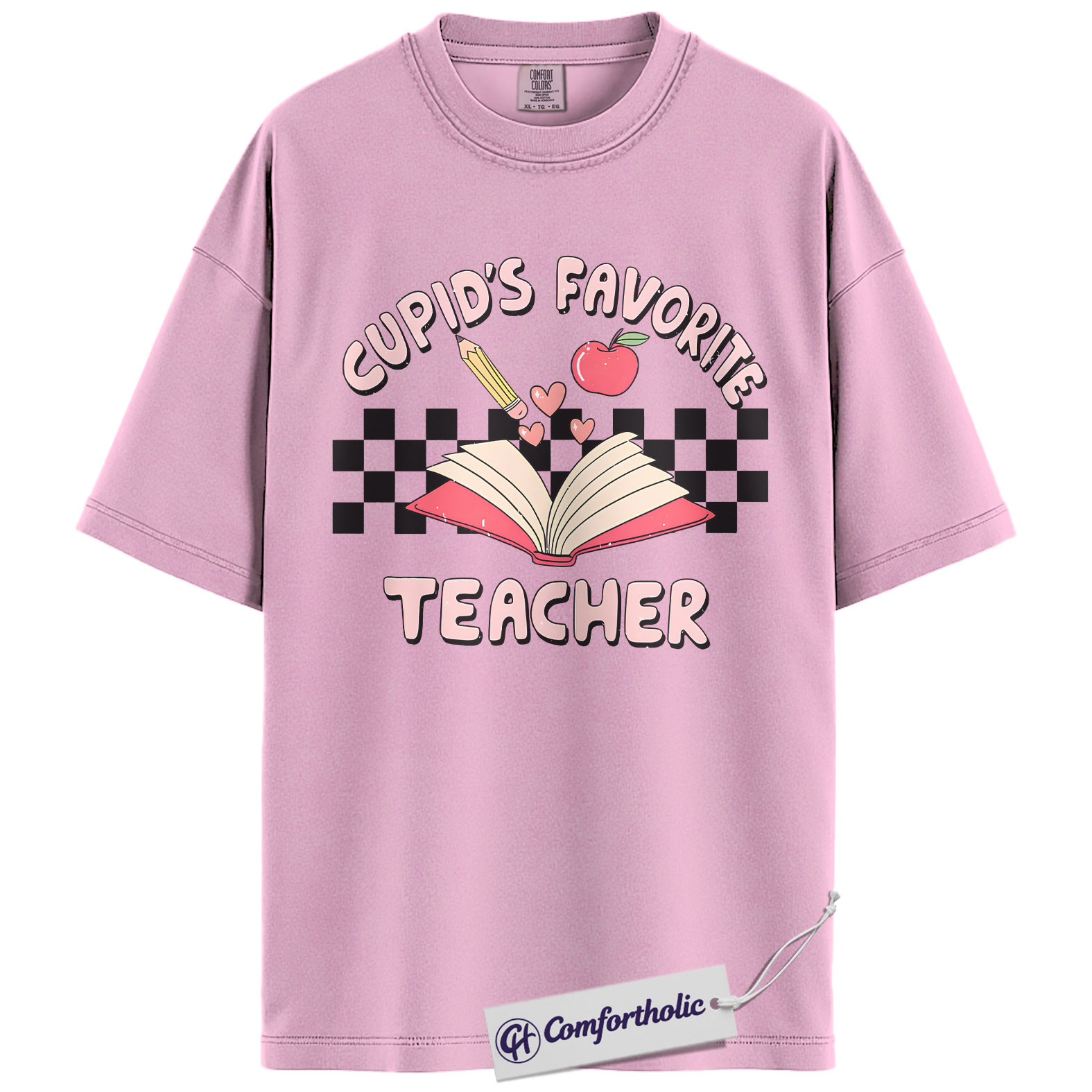 Cupid’s Favorite Teacher Shirt, Cute Valentine Classroom Graphic Tee, Elementary Teacher Love T-Shirt, Sweet Gift for Educators, Comfort Colors Shirt
