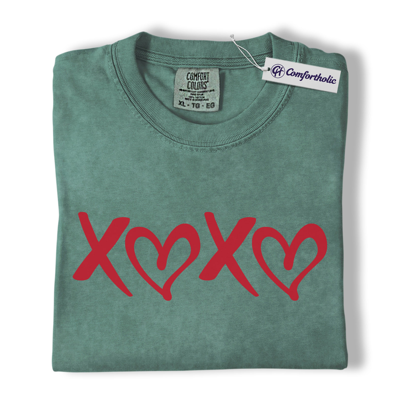XOXO Valentine Shirt, Minimal Heart Graphic Tee, Cute Simple Love T-Shirt, Sweet Gift for Her on Valentine’s Day, Comfort Colors Shirt - Image 11