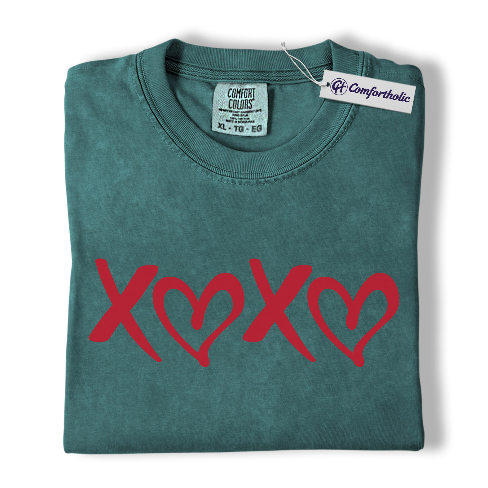 XOXO Valentine Shirt, Minimal Heart Graphic Tee, Cute Simple Love T-Shirt, Sweet Gift for Her on Valentine’s Day, Comfort Colors Shirt - Image 12