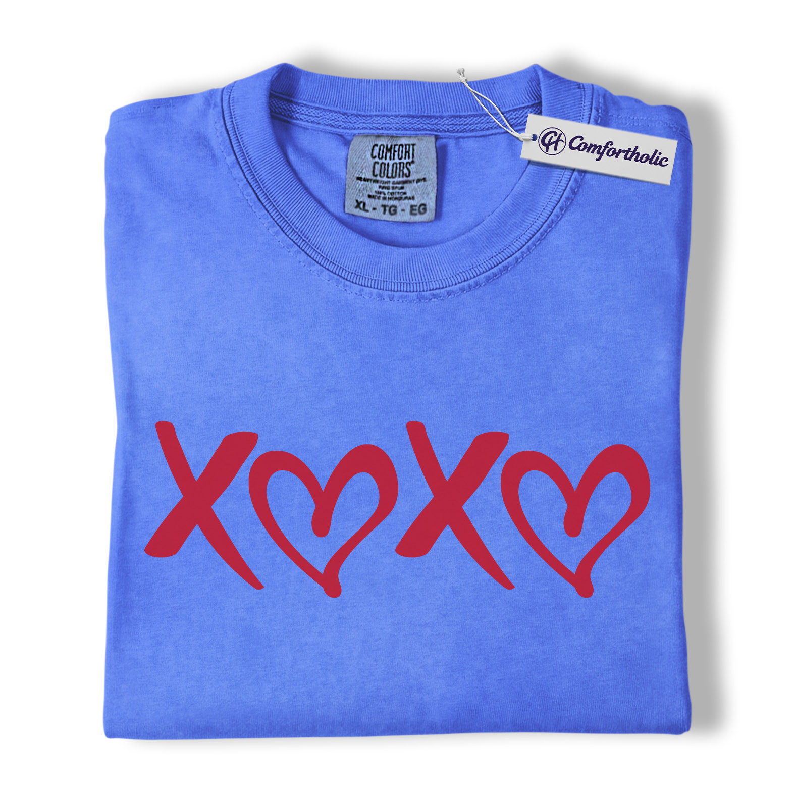 XOXO Valentine Shirt, Minimal Heart Graphic Tee, Cute Simple Love T-Shirt, Sweet Gift for Her on Valentine’s Day, Comfort Colors Shirt - Image 13