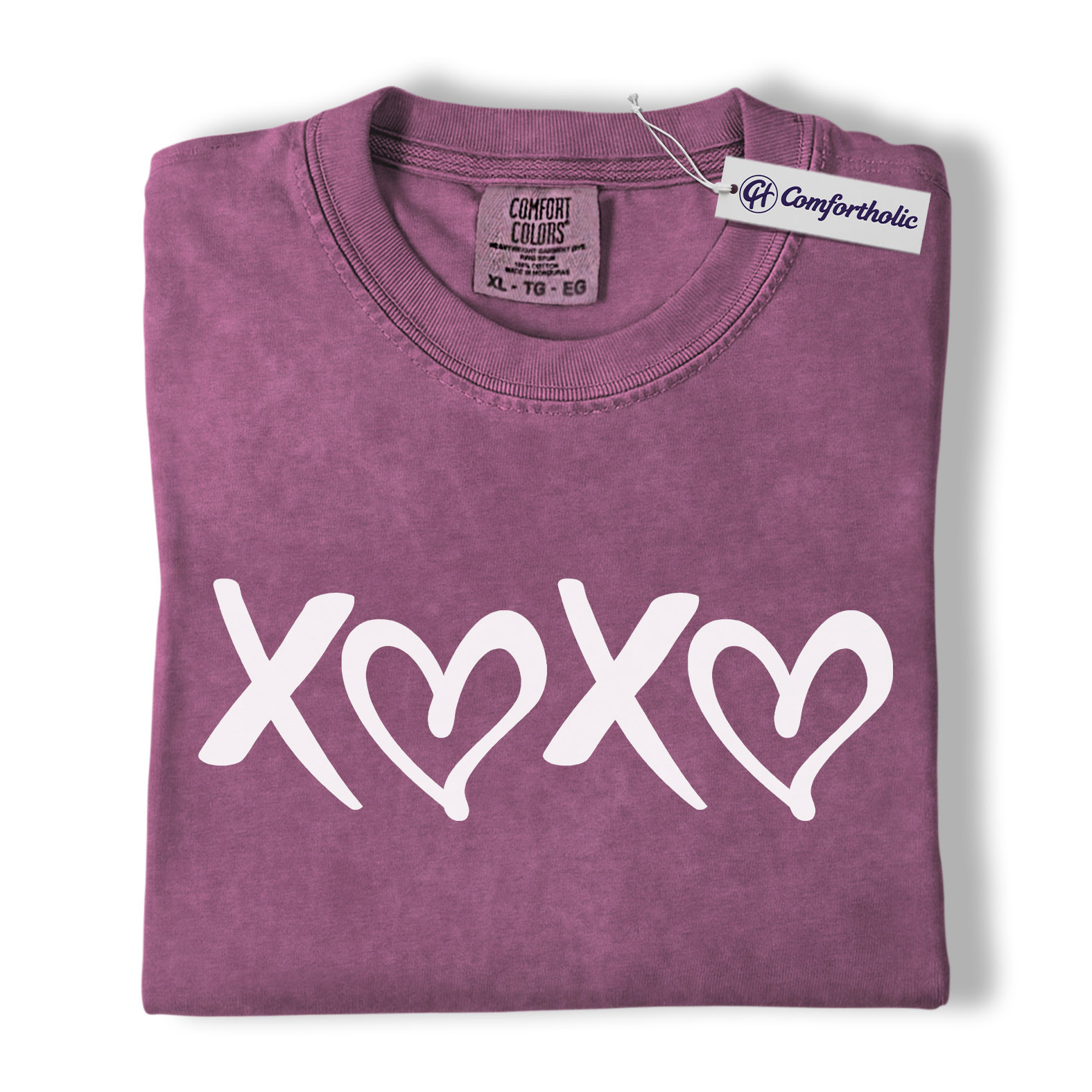 XOXO Valentine Shirt, Minimal Heart Graphic Tee, Cute Simple Love T-Shirt, Sweet Gift for Her on Valentine’s Day, Comfort Colors Shirt - Image 16
