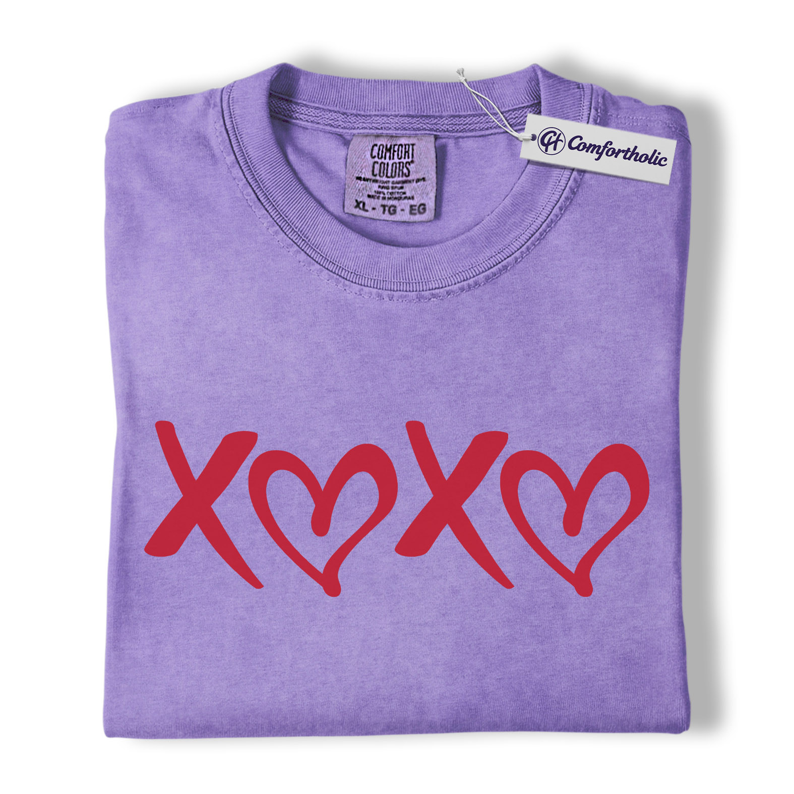 XOXO Valentine Shirt, Minimal Heart Graphic Tee, Cute Simple Love T-Shirt, Sweet Gift for Her on Valentine’s Day, Comfort Colors Shirt - Image 20