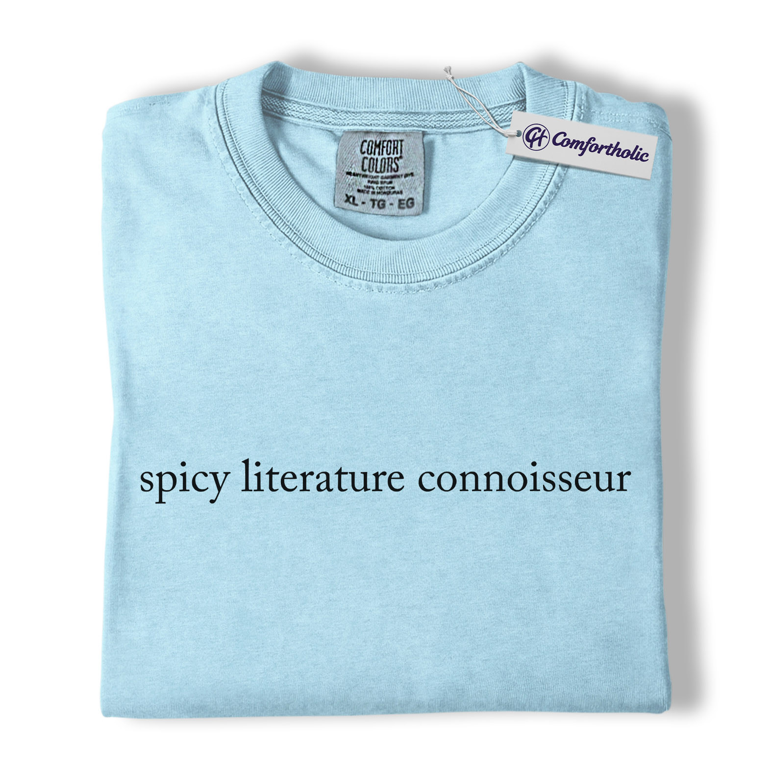Spicy Literature Connoisseur Shirt, Minimalist Bookish Quote Graphic Tee, Smut Reader Romance Novel T-Shirt, Gift for Book Lovers & Readers, Comfort Colors Shirt - Image 14