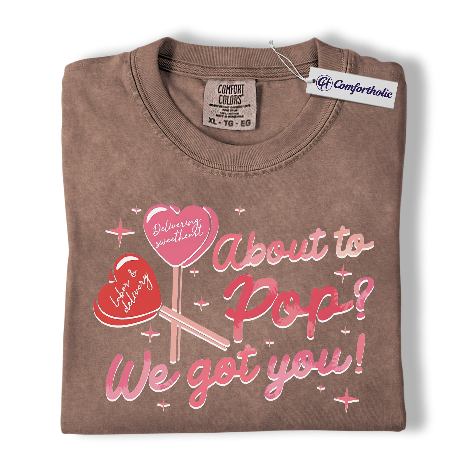 Labor & Delivery Nurse Shirt, Cute Valentine Candy Heart Graphic Tee, L&D Nurse T-Shirt, Nurse Appreciation Gift for OB Nurses, Comfort Colors Shirt - Image 19