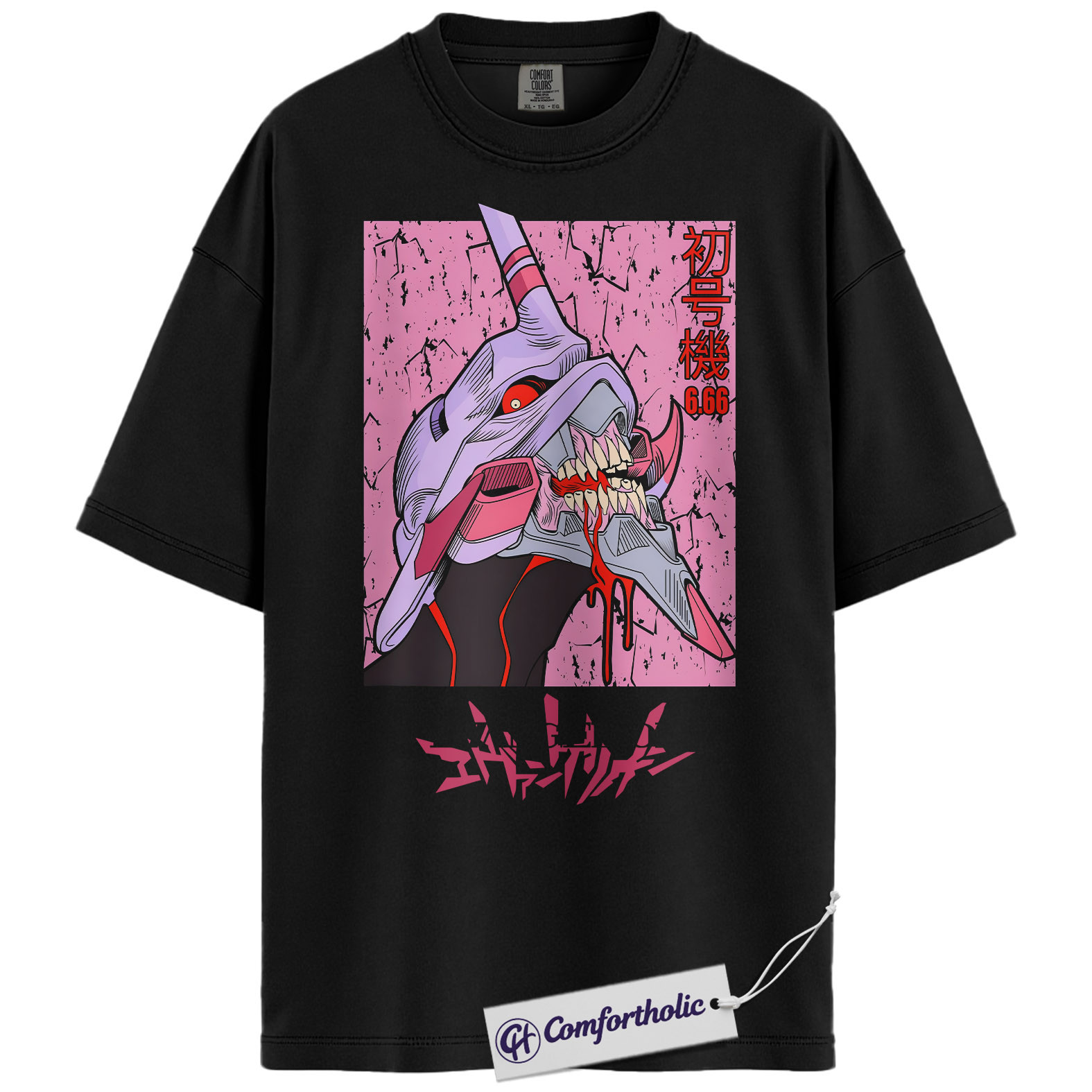 Neon Genesis Evangelion Shirt, Anime Graphic Tee, Comfort Colors Shirt