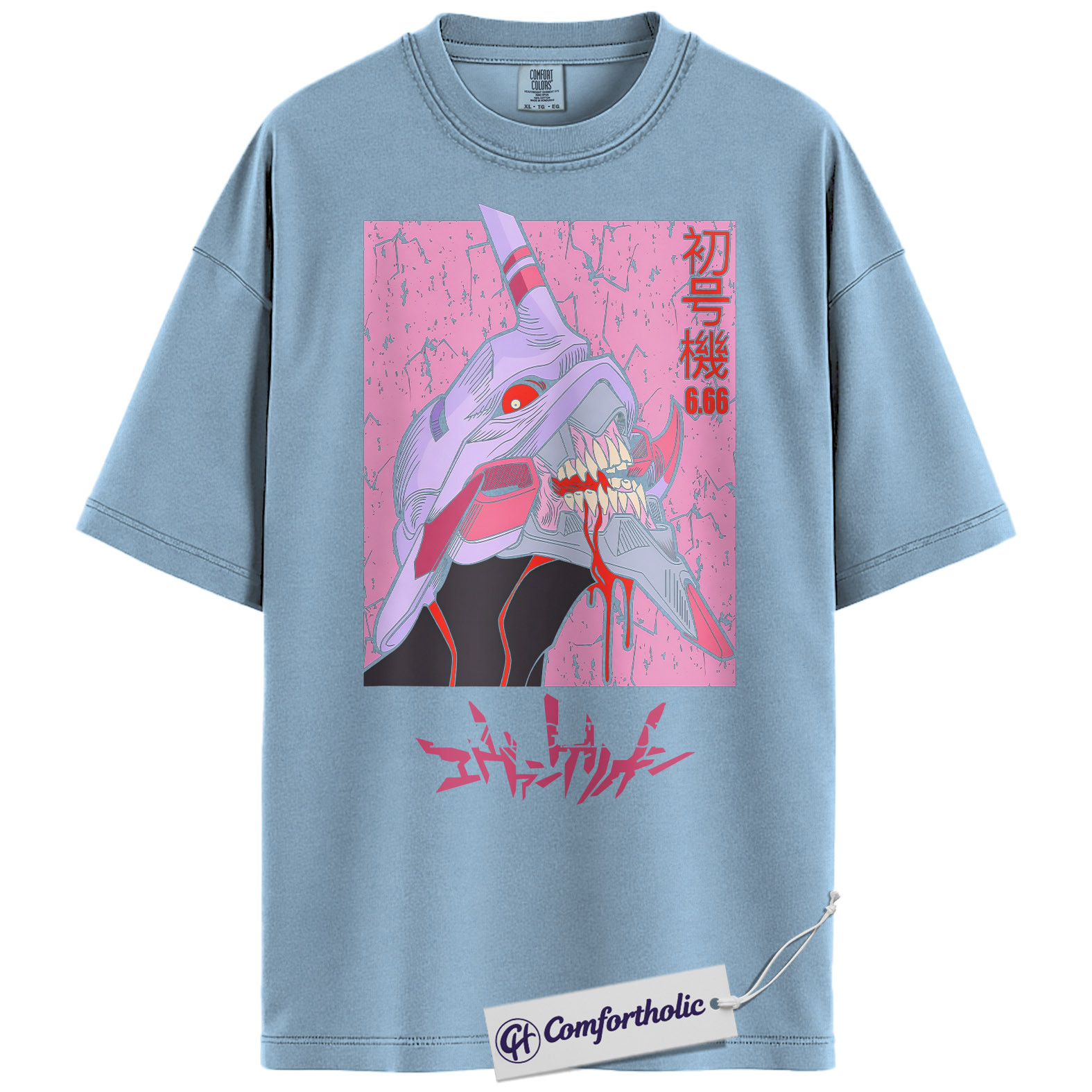 Neon Genesis Evangelion Shirt, Anime Graphic Tee, Comfort Colors Shirt - Image 6
