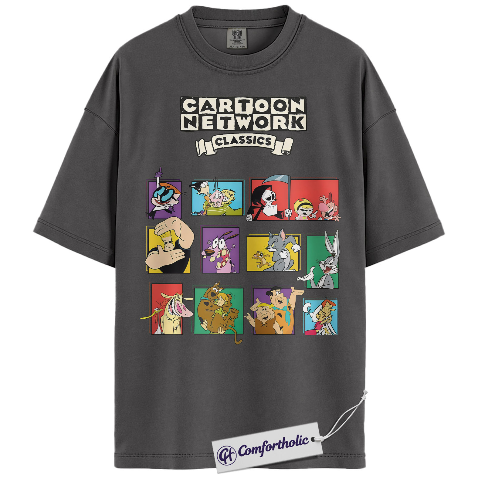 Cartoon Netword 90's Shirt, Anime Graphic Tee, Comfort Colors Shirt - Image 4