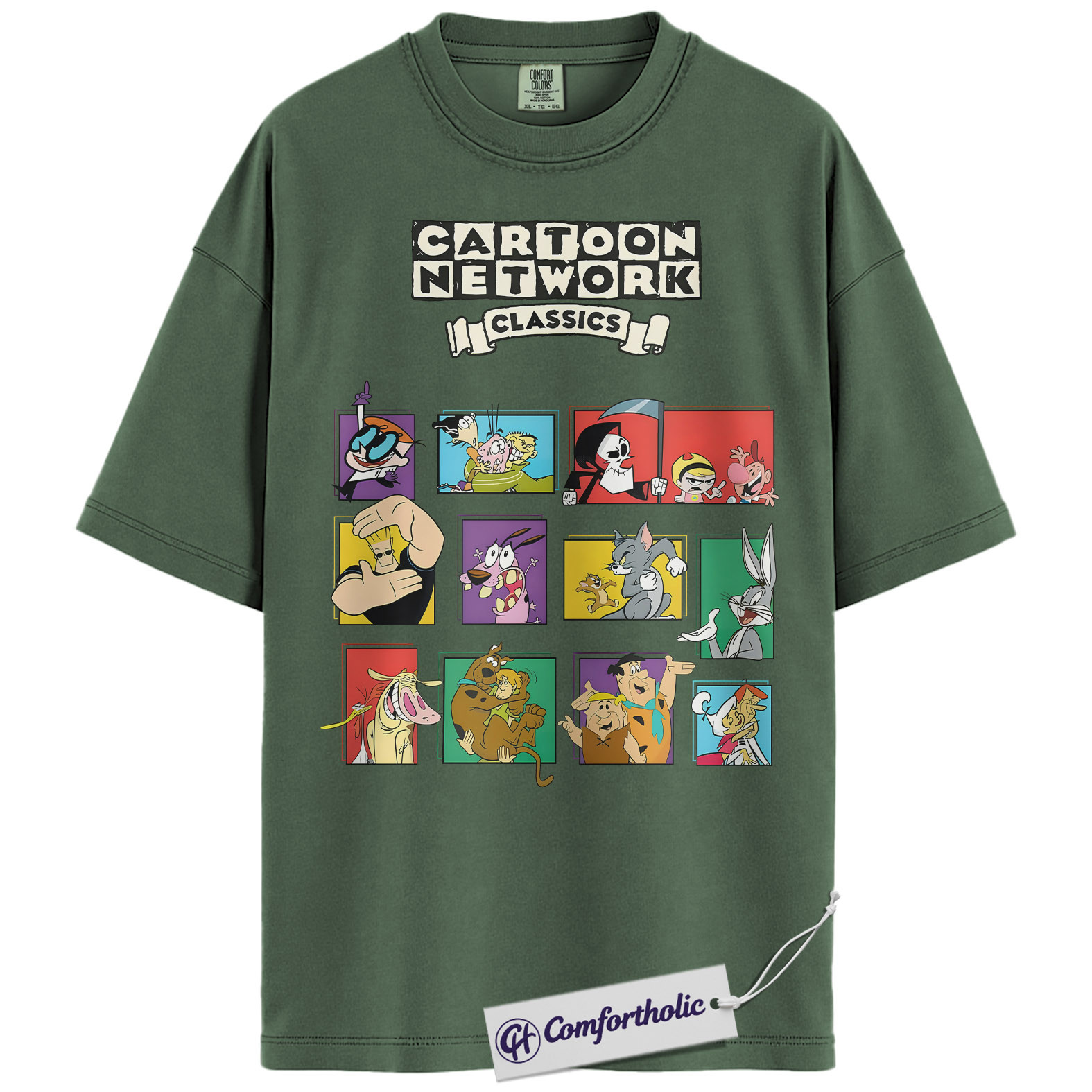 Cartoon Netword 90's Shirt, Anime Graphic Tee, Comfort Colors Shirt - Image 5
