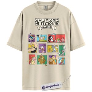 Cartoon Netword 90's Shirt, Anime Graphic Tee, Comfort Colors Shirt