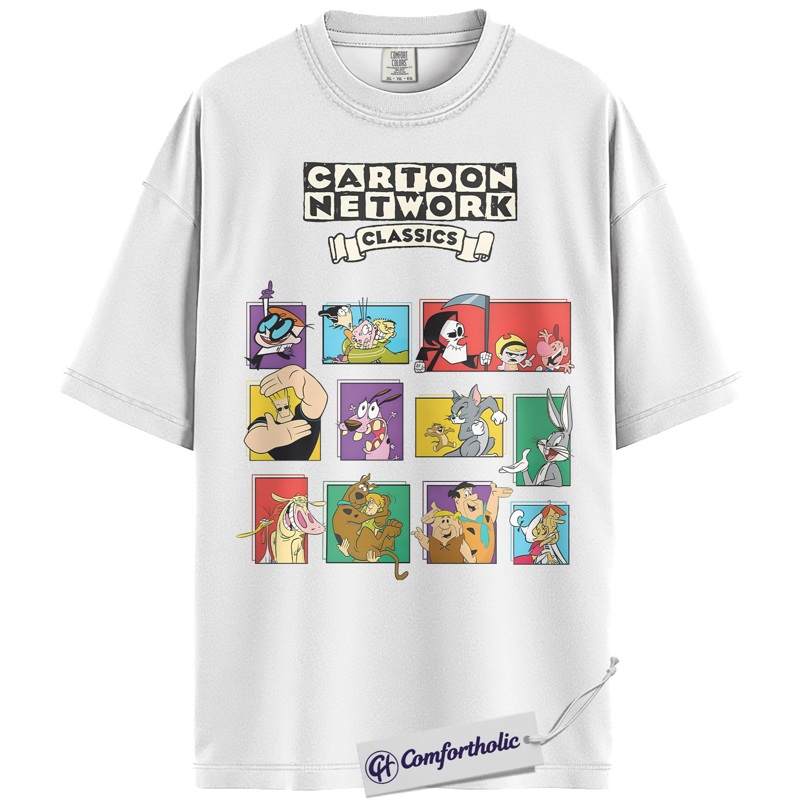 Cartoon Netword 90's Shirt, Anime Graphic Tee, Comfort Colors Shirt - Image 2
