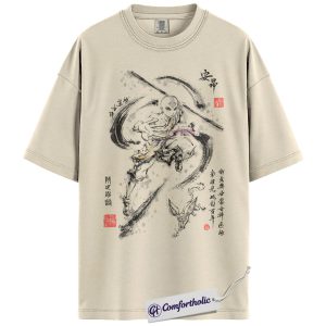 Alternative view of Aang Shirt, Avatar the Last Airbender Shirt, Anime Graphic Tee, Comfort Colors Shirt