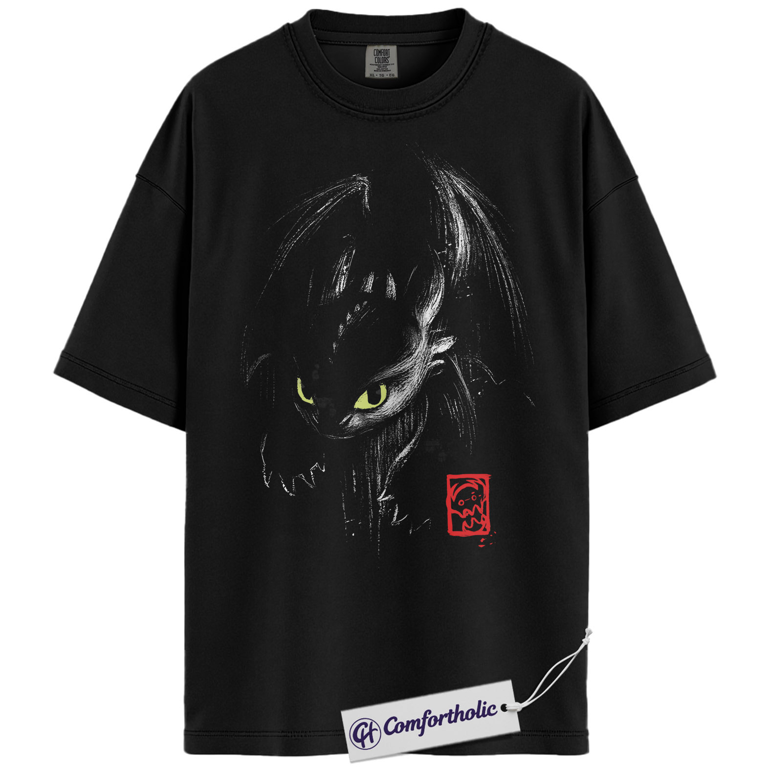 Toothless Shirt, How to Train Your Dragon Shirt, Anime Graphic Tee, Comfort Colors Shirt